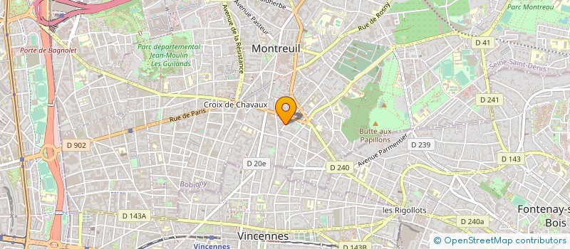 localisation de l'entreprise BONUS TRACKS RECORDS à MONTREUIL