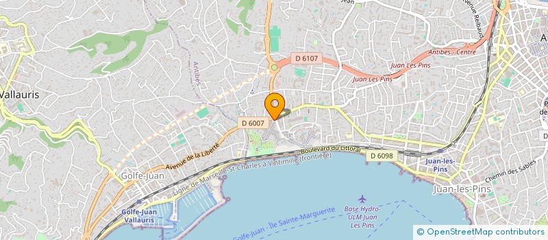 localisation de l'entreprise BONUS VISION à ANTIBES