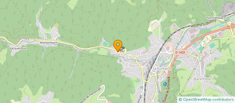 localisation de l'entreprise BONVAL  LA BROQUE