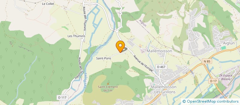 localisation de l'entreprise BONVALET CONSTRUCTIONS  MALLEMOISSON