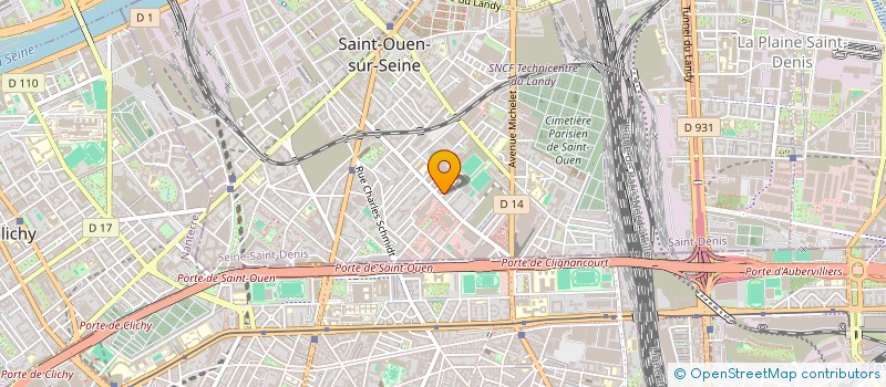 localisation de l'entreprise BONVAN à SAINT-OUEN-SUR-SEINE