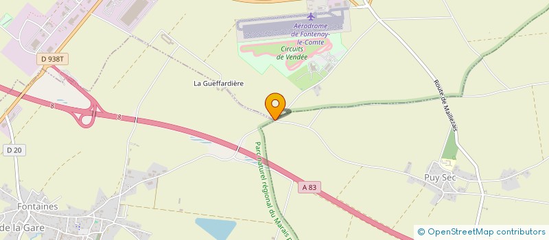 localisation de l'entreprise BONVANT  DOIX LES FONTAINES