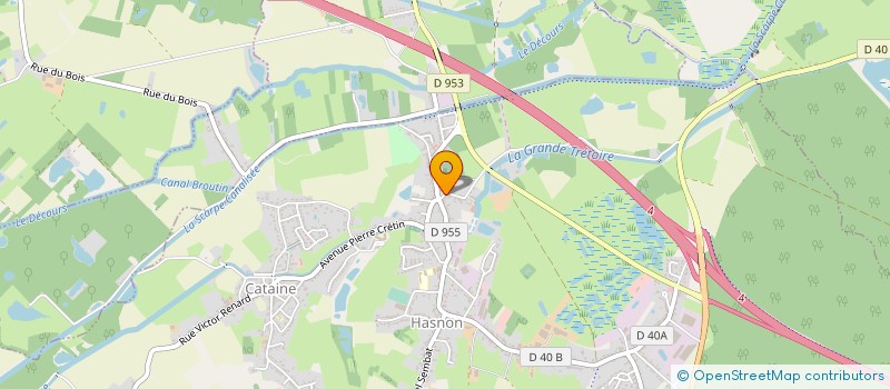 localisation de l'entreprise BONVARLET AUDITION  LEFOREST