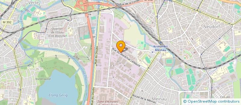 localisation de l'entreprise BONVERA  STRASBOURG