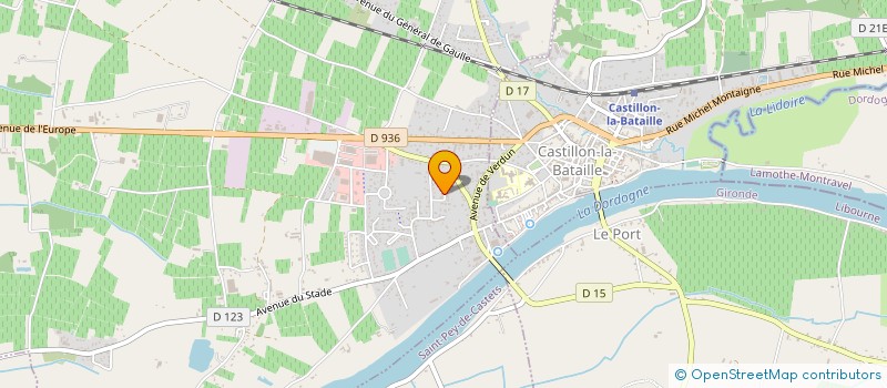 localisation de l'entreprise BONVILLE FILS  PUJOLS