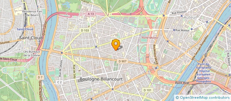 localisation de l'entreprise BONVILLETTE NOISETTES à BOULOGNE-BILLANCOURT