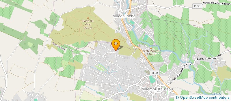 localisation de l'entreprise BONVOISIN à VILLEMOUSTAUSSOU