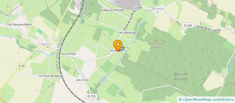 localisation de l'entreprise BONVOLEMO à NECY