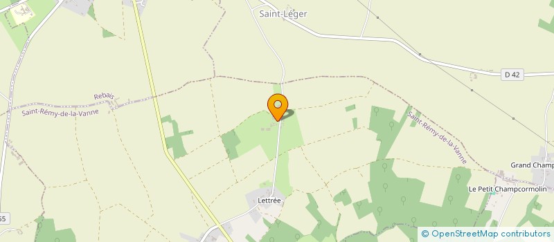 localisation de l'entreprise BONY à SAINT-REMY-DE-LA-VANNE