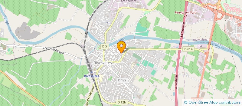 localisation de l'entreprise BONY  RIVESALTES