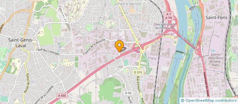 localisation de l'entreprise BONY BKN  IRIGNY