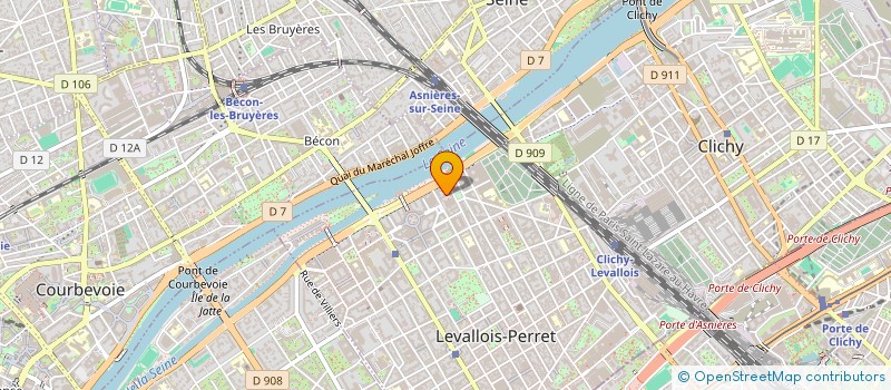 localisation de l'entreprise BONY CONSEILS à LEVALLOIS-PERRET
