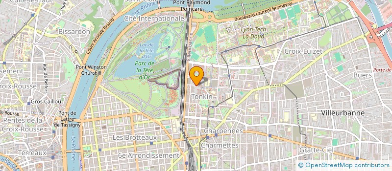 localisation de l'entreprise BONY CSSI  VILLEURBANNE