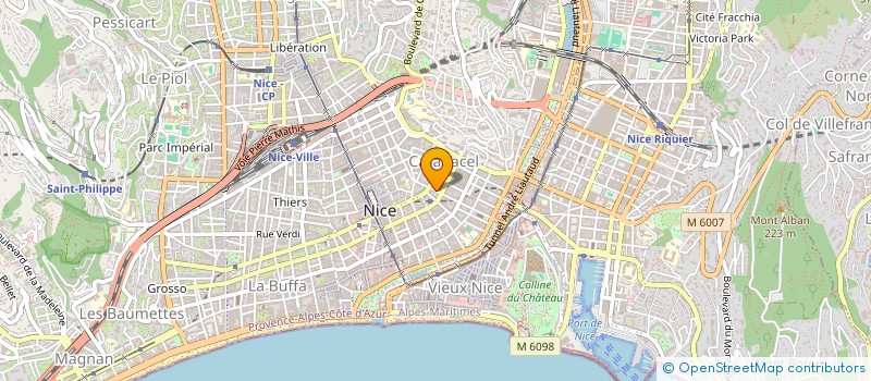 localisation de l'entreprise BONY-HIROSE  NICE