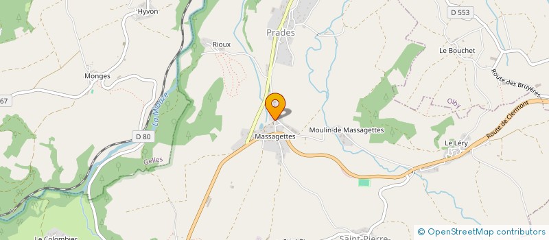 localisation de l'entreprise BONY IMMOBILIERE DE CUSSET  SAINT-PIERRE-ROCHE