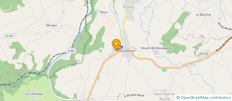 localisation de l'entreprise BONY IMMOBILIERE DE MOULINS EN ABREGE BIM  CLERMONT-FERRAND