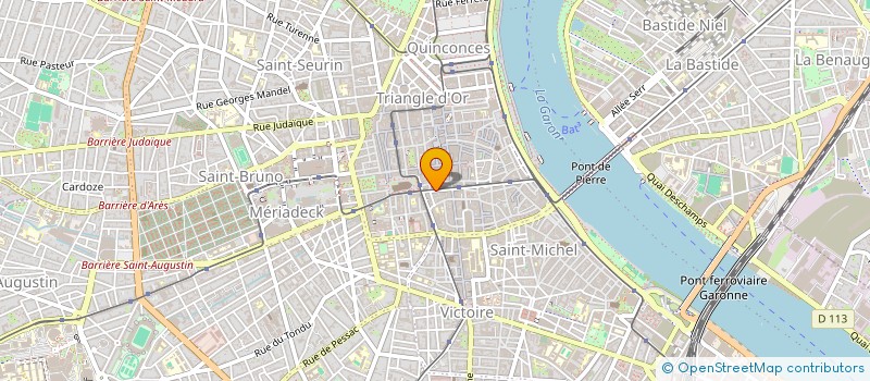 localisation de l'entreprise BONY PRIX à BORDEAUX