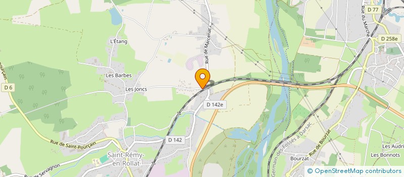 localisation de l'entreprise BONY RK  SAINT-REMY-EN-ROLLAT