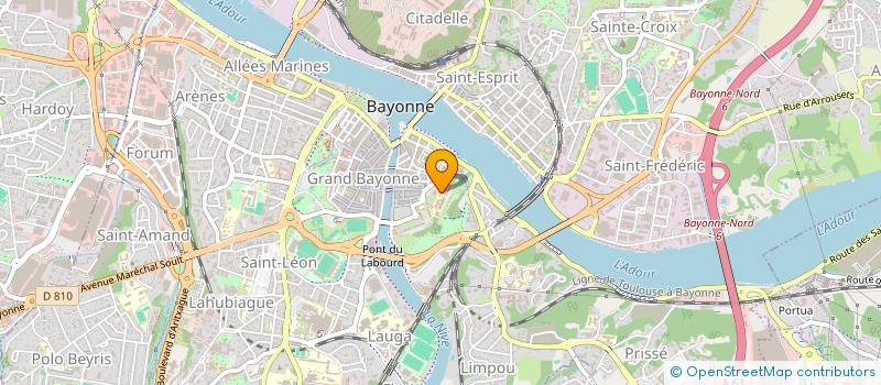 localisation de l'entreprise BONZAI à BAYONNE