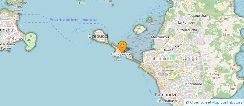 localisation de l'entreprise BONZAMIS  DZAOUDZI