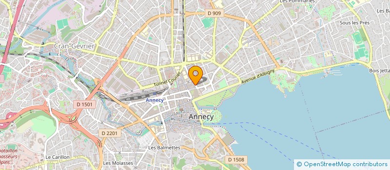 localisation de l'entreprise BONZE à ANNECY