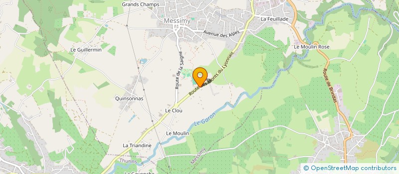 localisation de l'entreprise BONZI à MESSIMY