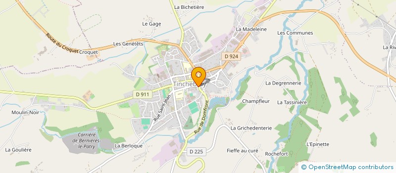 localisation de l'entreprise BOO' ARCHITECTURE à TINCHEBRAY-BOCAGE