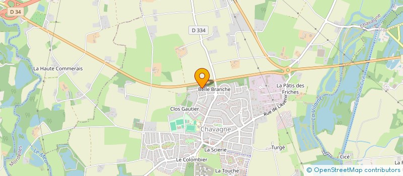 localisation de l'entreprise BOO PP  CHAVAGNE