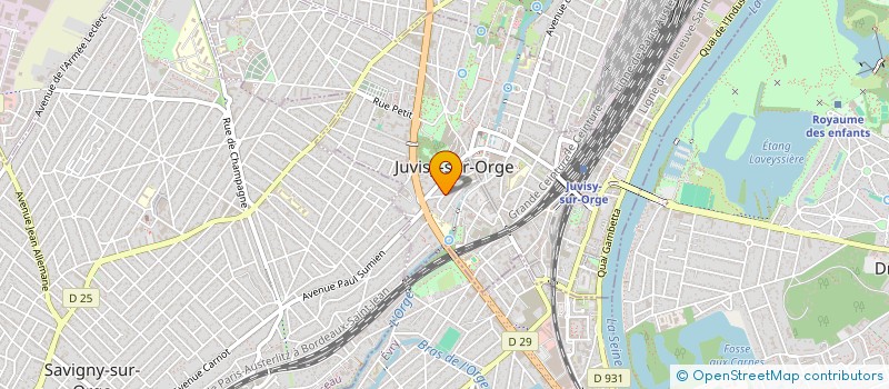 localisation de l'entreprise BOOBS à JUVISY-SUR-ORGE