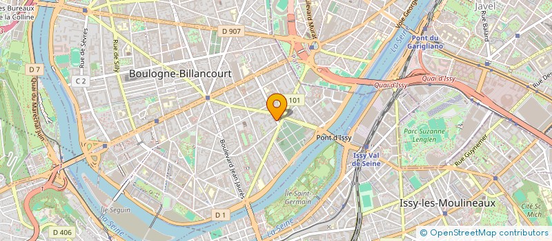 localisation de l'entreprise BOOGALOO MUSIC à BOULOGNE-BILLANCOURT