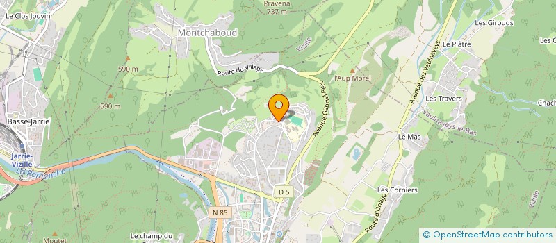 localisation de l'entreprise BOOGEYMAN FILMS  VIZILLE