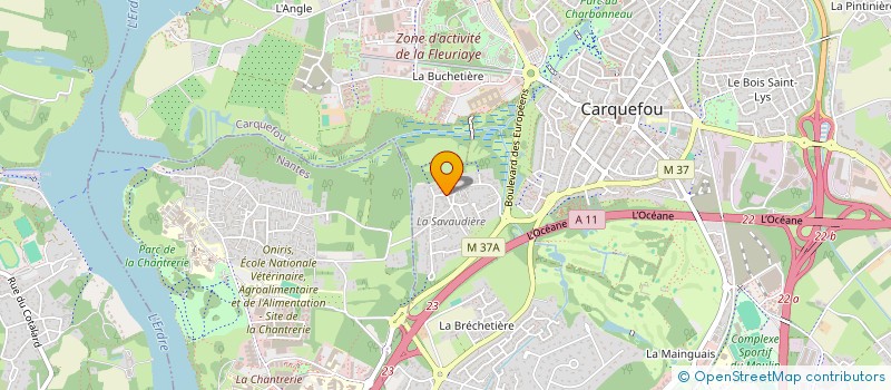 localisation de l'entreprise BOOGIE  CARQUEFOU