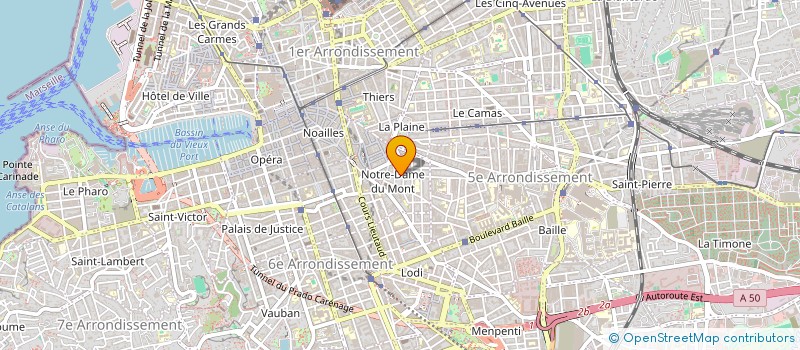 localisation de l'entreprise BOOGIE  MARSEILLE