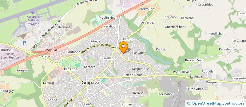 localisation de l'entreprise BOOGIE DOWN PRODUCTIONS  GUIPAVAS