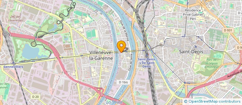 localisation de l'entreprise BOOJAM  L'ILE-SAINT-DENIS