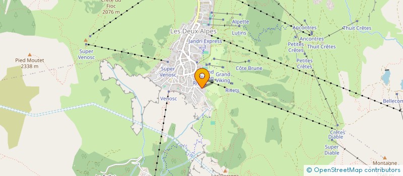 localisation de l'entreprise BOOK HOLIDAYS à LES DEUX ALPES