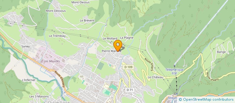localisation de l'entreprise BOOK&MOOVE à UGINE