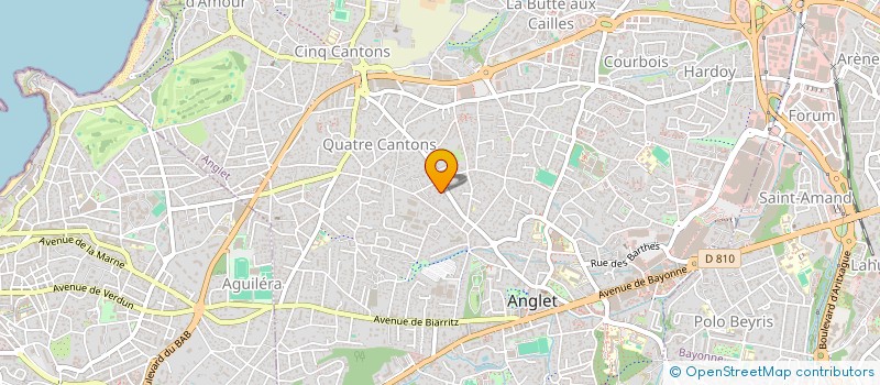 localisation de l'entreprise BOOK SISTERS ET L'AQUARELLE DE LUCILE  ANGLET