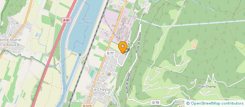 localisation de l'entreprise BOOK TECHNOLOGIE  CRETS EN BELLEDONNE