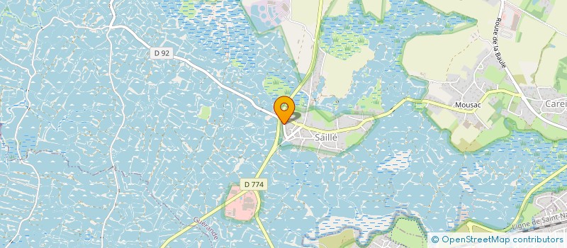 localisation de l'entreprise BOOK UP LAB (B.U.L.)  GUERANDE