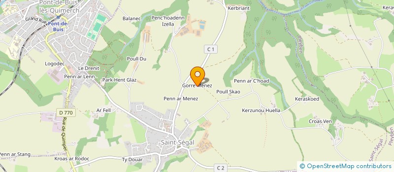 localisation de l'entreprise BOOKBEO à ROSNOEN