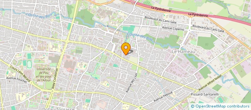 localisation de l'entreprise BOOKEEPER à PAU
