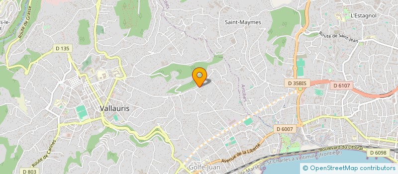 localisation de l'entreprise BOOKER  VALLAURIS