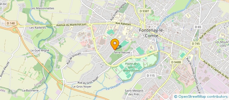 localisation de l'entreprise BOOKGRAPHIC à FONTENAY-LE-COMTE