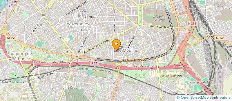 localisation de l'entreprise BOOKING LIGHT AUDIO & SOLUTION TECHNICAL à LILLE