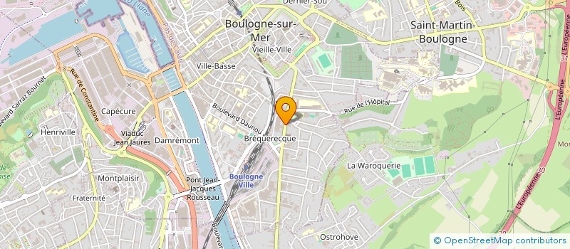localisation de l'entreprise BOOKING.SHOW à BOULOGNE-SUR-MER