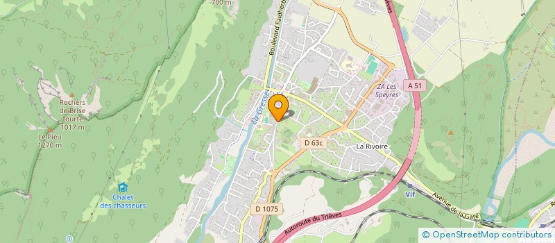 localisation de l'entreprise BOOKS&CIE  VIF