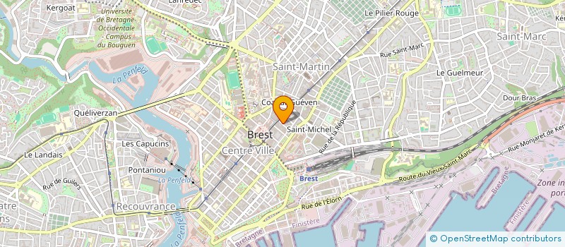localisation de l'entreprise BOOKSEA à BREST