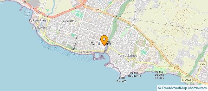 localisation de l'entreprise BOOLENATH. 974 à SAINT-PIERRE