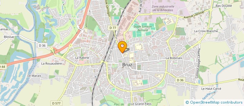 localisation de l'entreprise BOOM AUDIO ET VIDEO  BRUZ